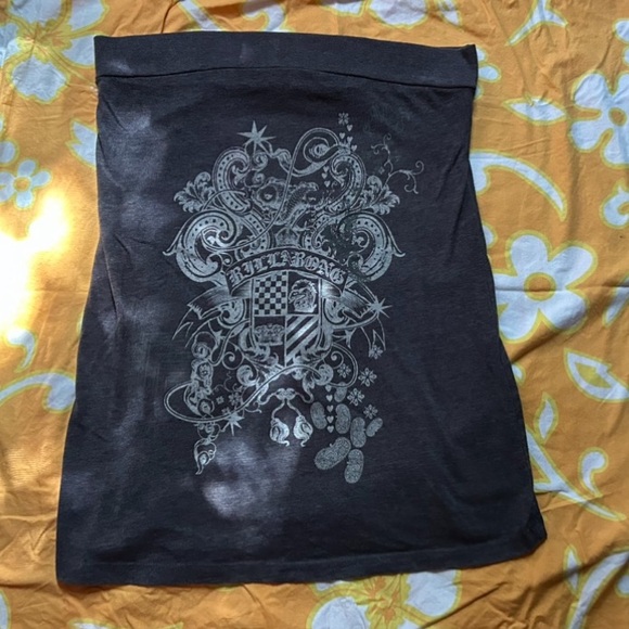 Rare vintage Billabong tube top with family crest style logo design size sm/med